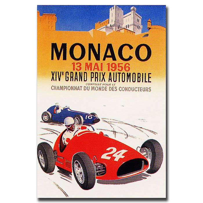Trademark Global 18x24 inches "Monaco 1956" by George Ham