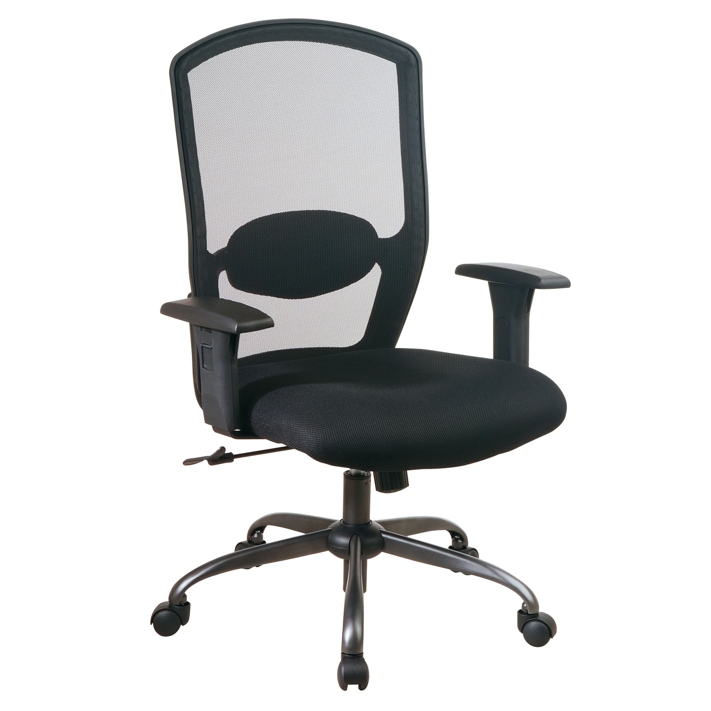 Office Star Screen Back Executive Chair with Mesh Seat