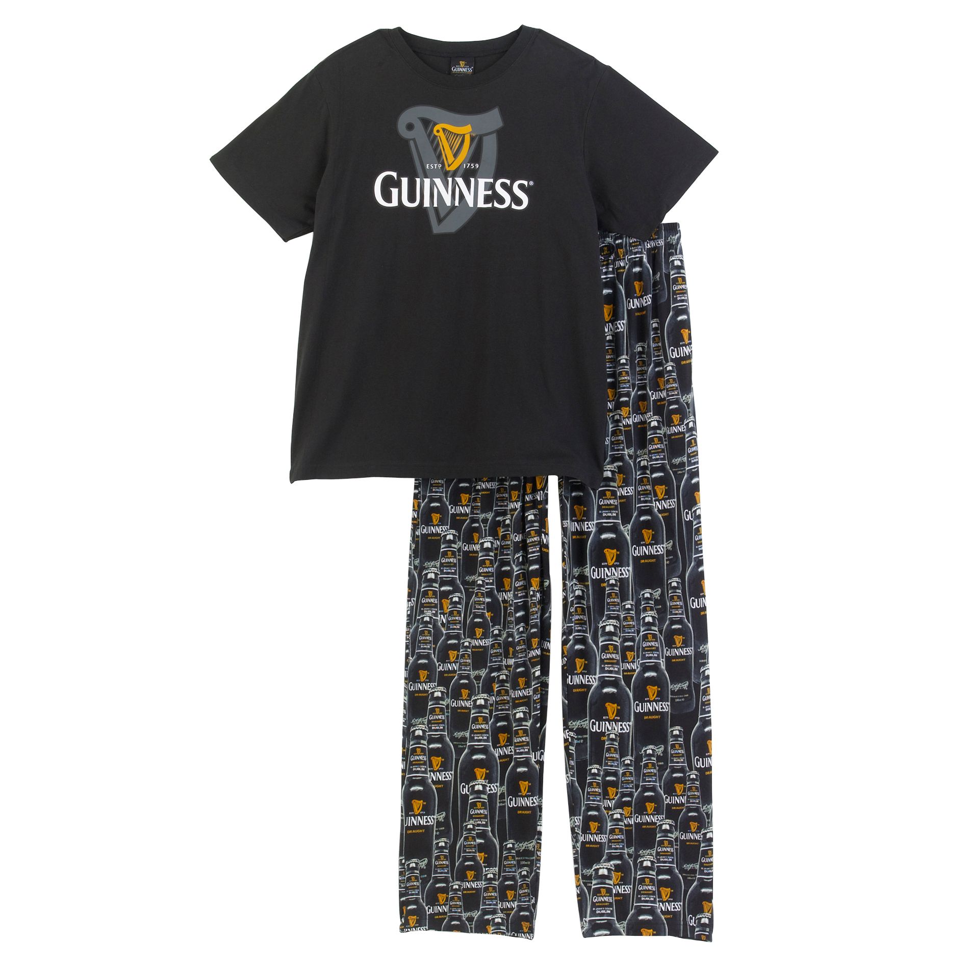 Guinness Men&#39;s 2 Piece Pajama Set
