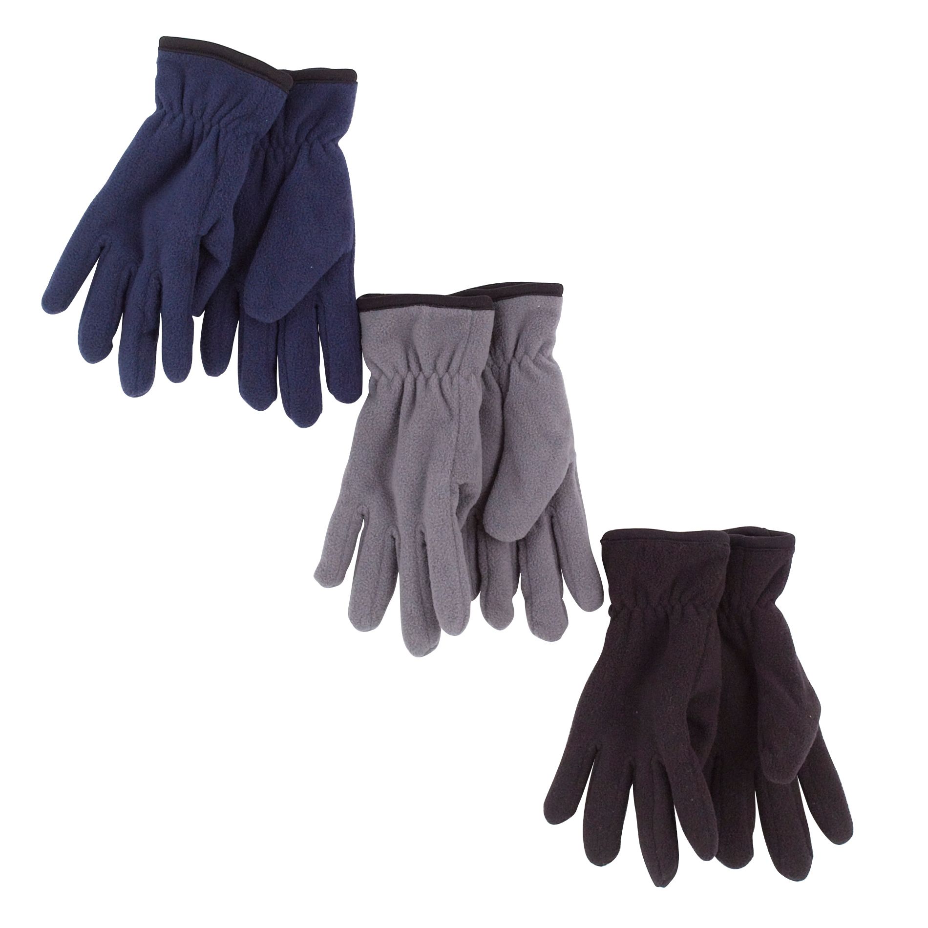 Athletech Boy's Solid Fleece Gloves