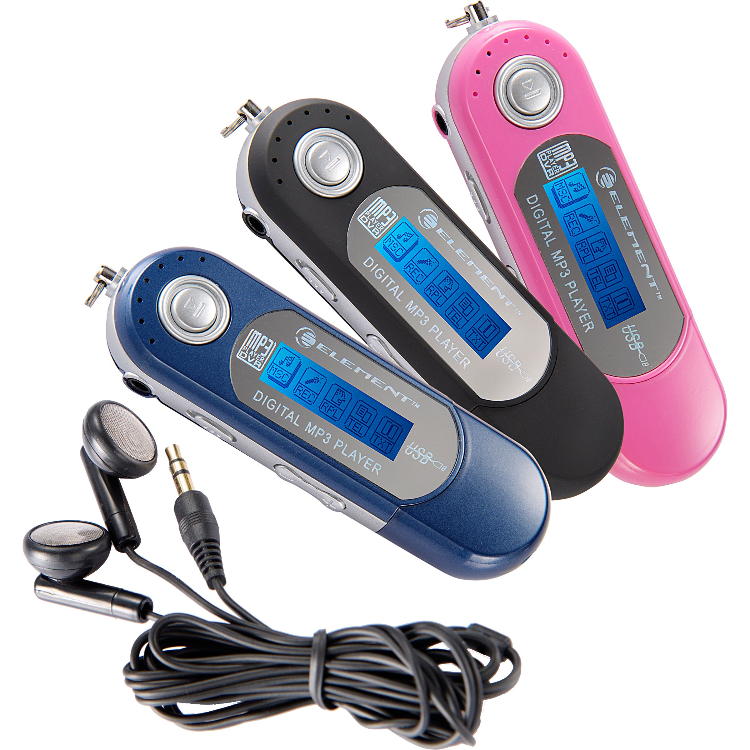 Element GC-821 2GB MP3 Player - Pink