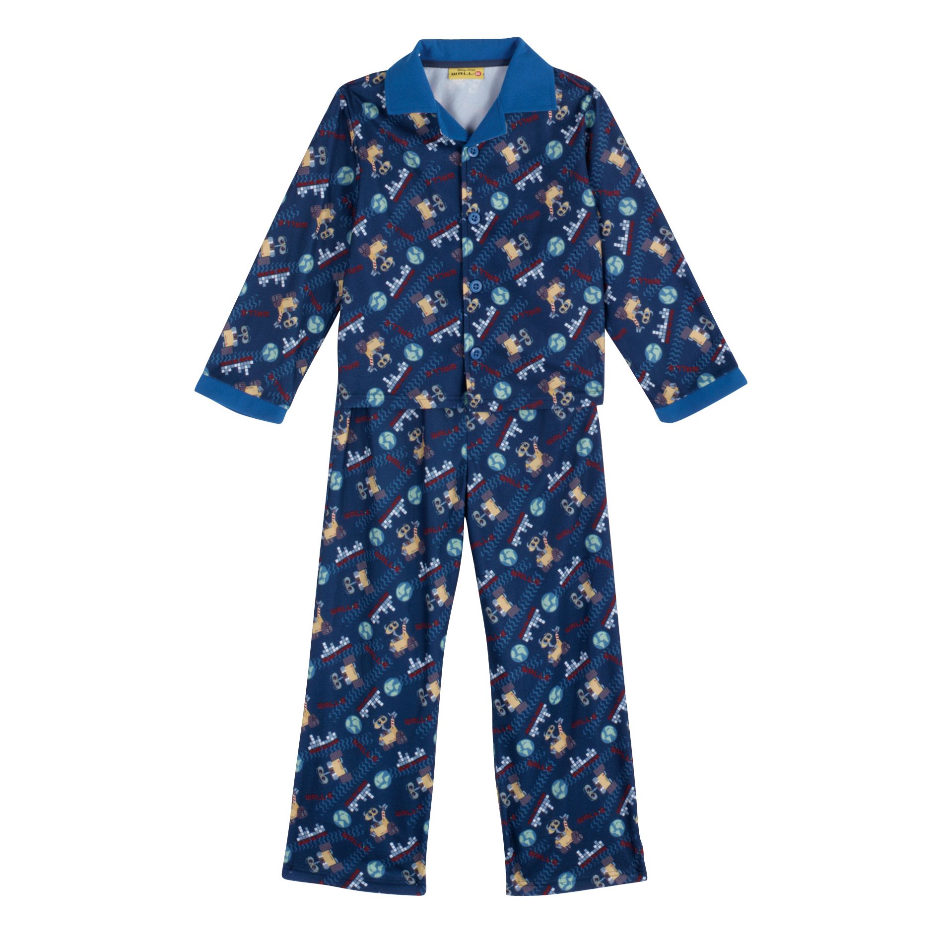 Disney Boy&#39;s 2-Piece Wall-e Building the Future Coat Pajama Set