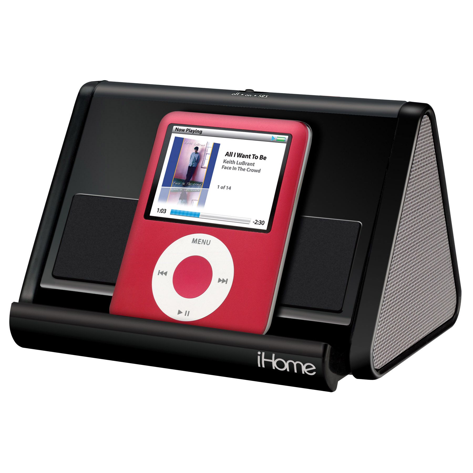 IHome IH30 2 Go – Radio FM Stéréo Pour IPod, Avec Adaptateur Secteur