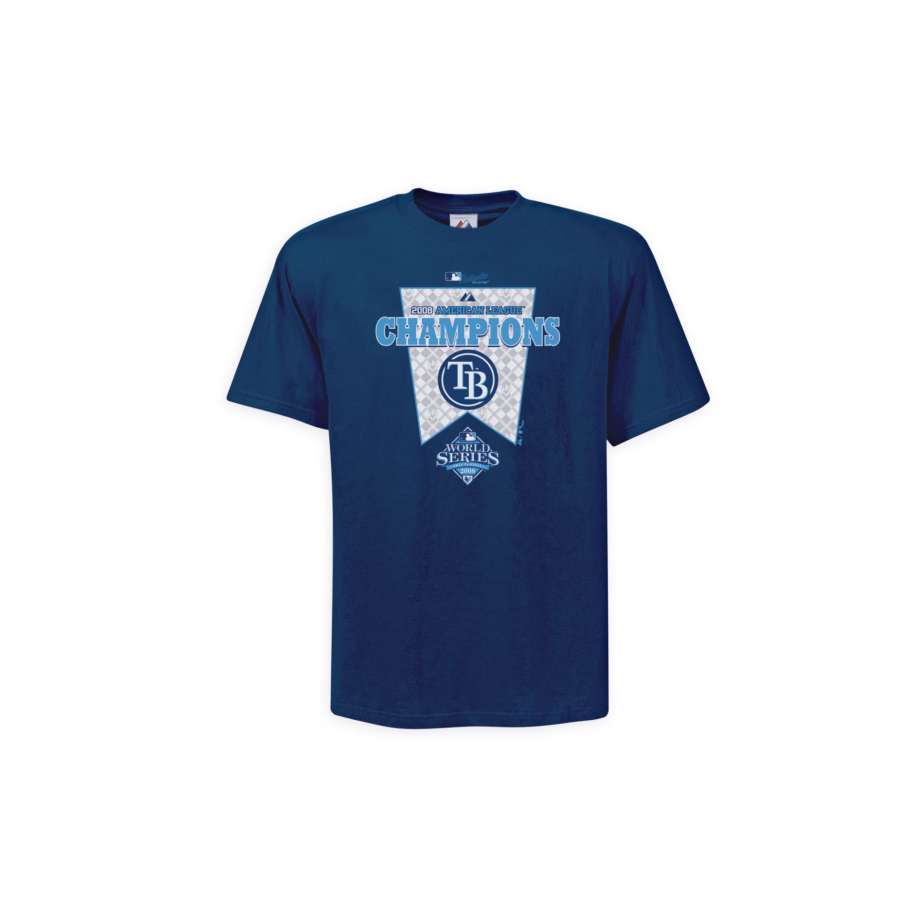 Majestic Tampa Bay Devil Rays National League Champs Tee - Mens