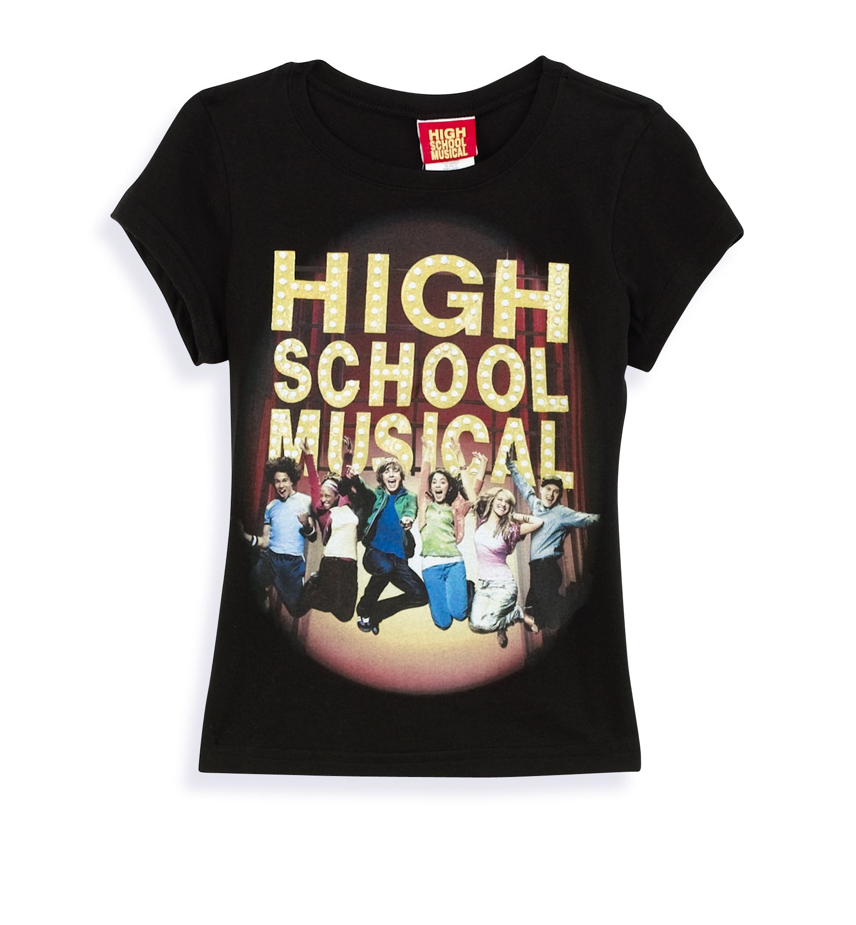 Disney Girl&#39;s 7-16 Short Sleeve Screen Top "High School Musical"