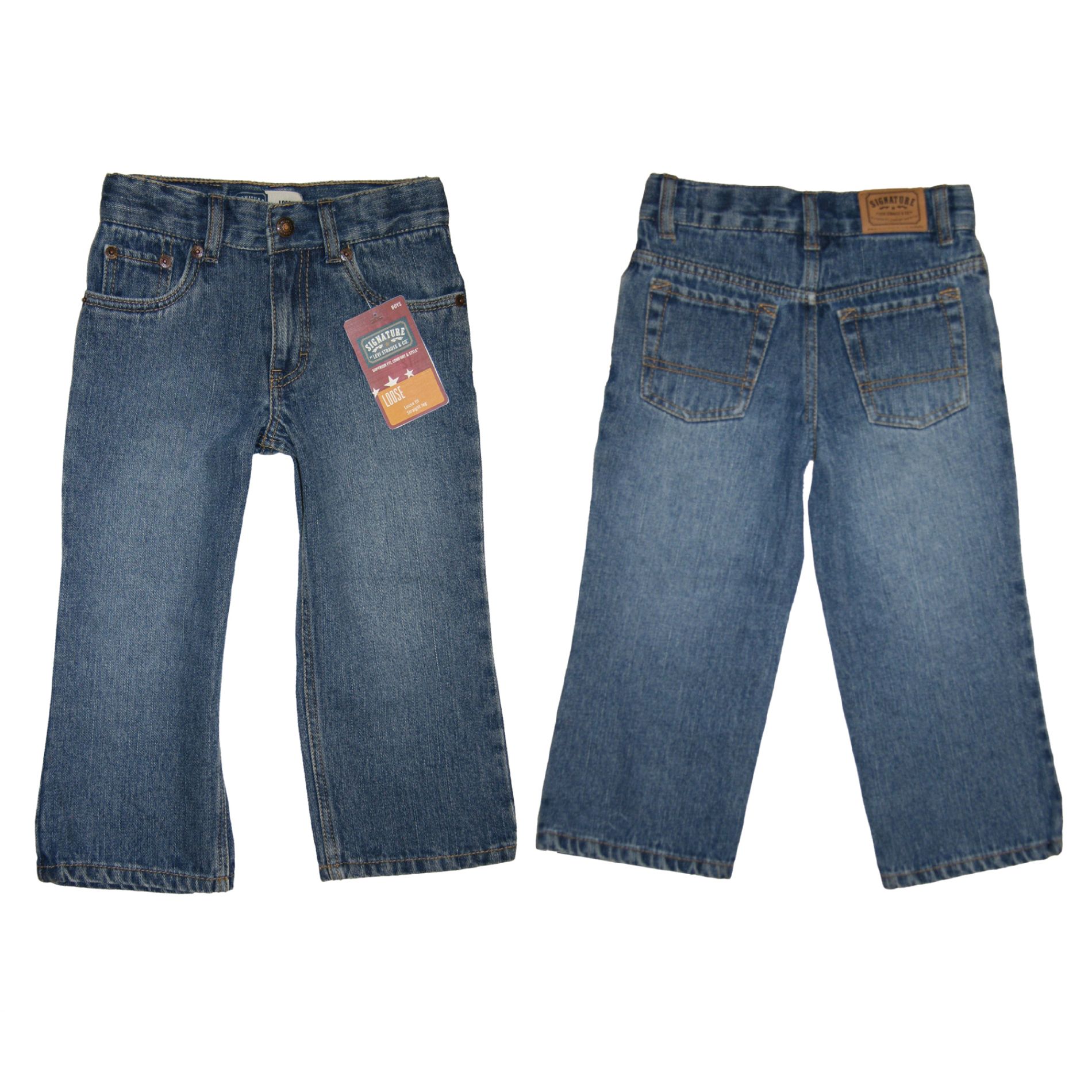 Signature by Levi Strauss & Co. Toddler Boy&#39;s Loose Fit Jean