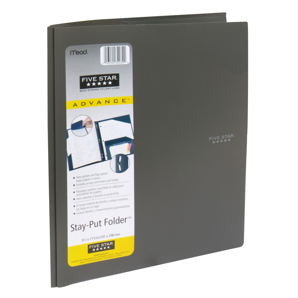 Mead Five Star Advance Folder, Stay Put, 1 folder Shop Your Way