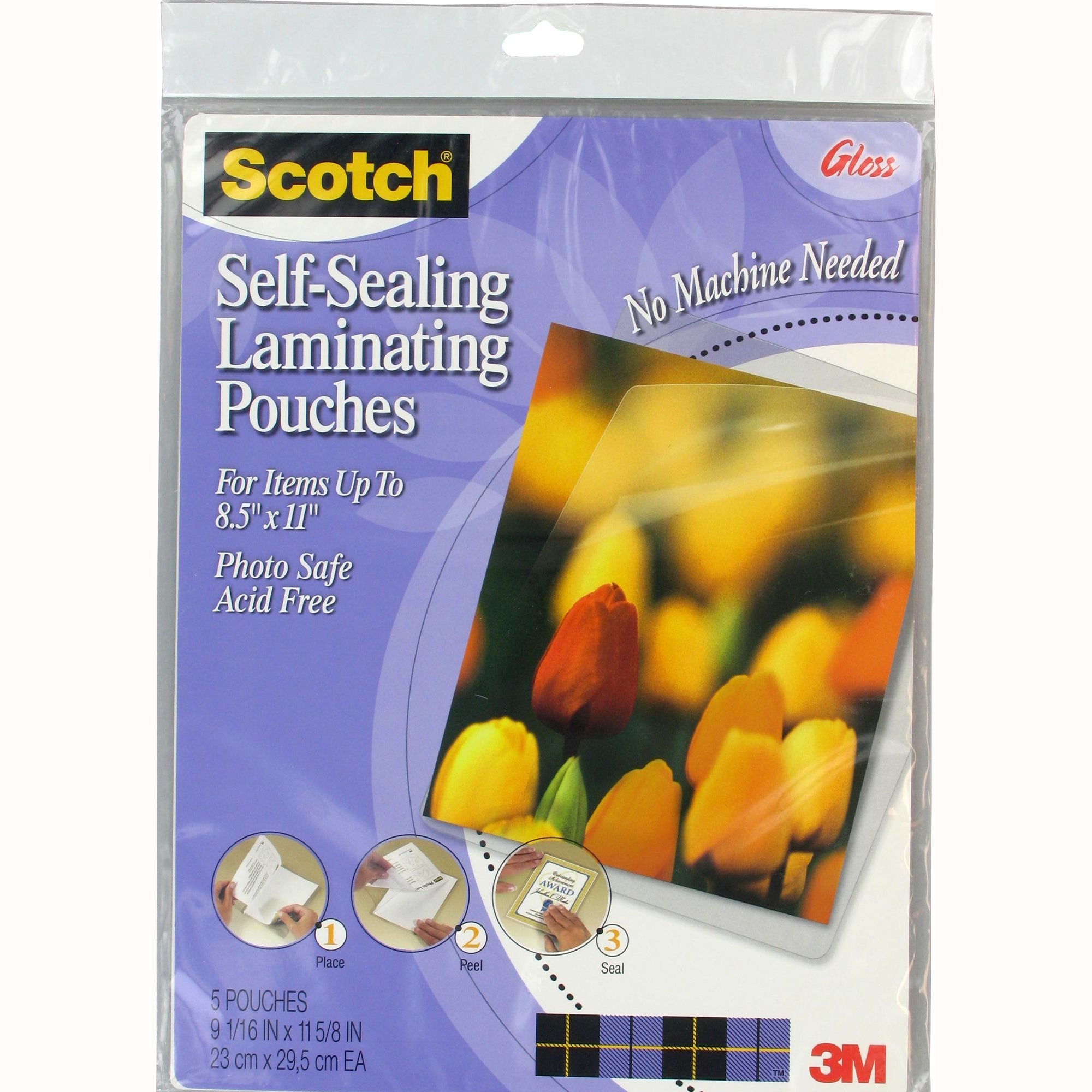 3M LS854-5G Laminating Sheet 5Pk Letter Size