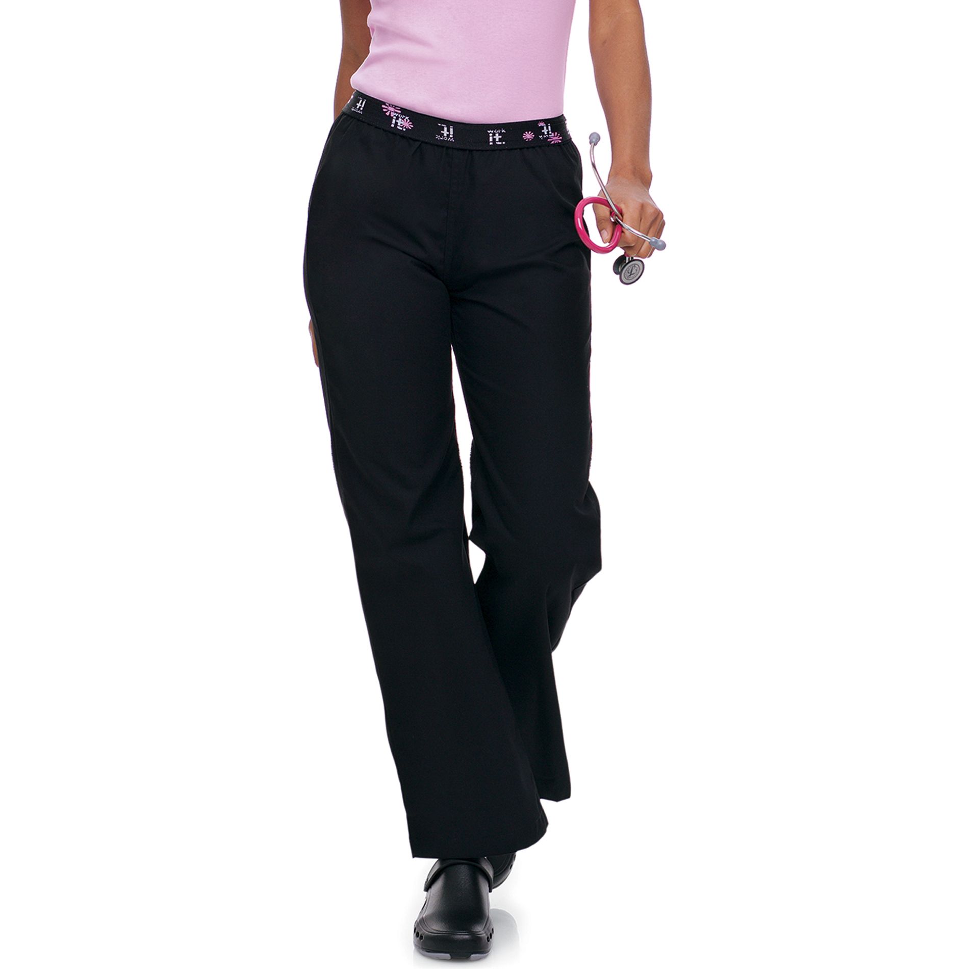 Urbane Women&#39;s Elastic flip Pant with 1 pocket