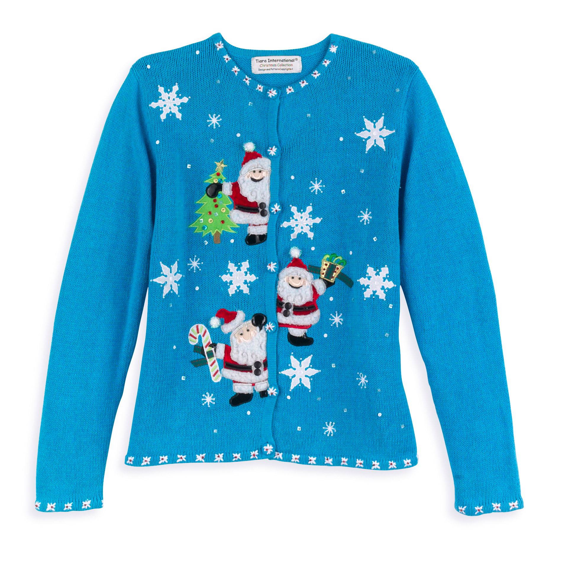 Classic Elements Christmas Sweater - Santa