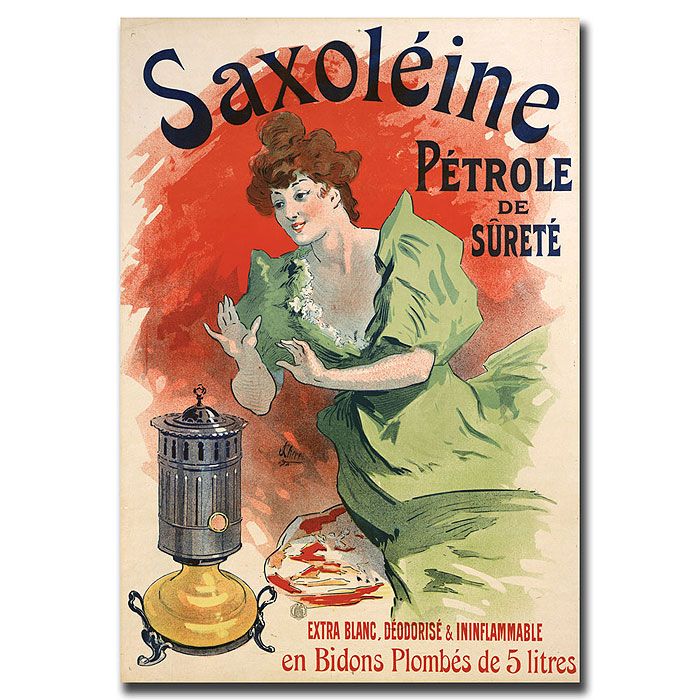 Trademark Global 24x32 inches "Saxoleine Petrole de Surete" by Jules Cheret