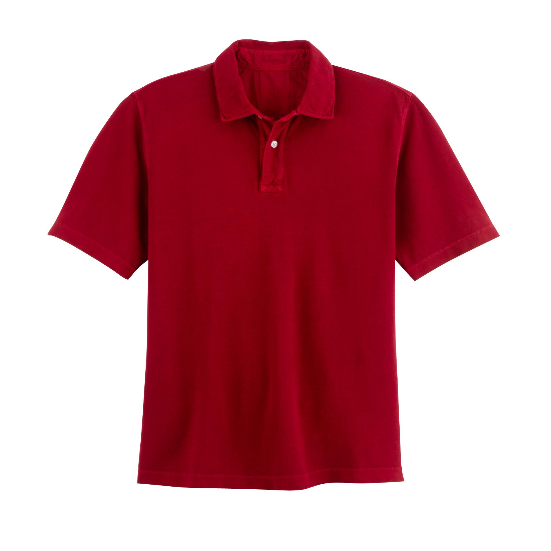 Basic Editions Men&#39;s Short Sleeve Solid Polo