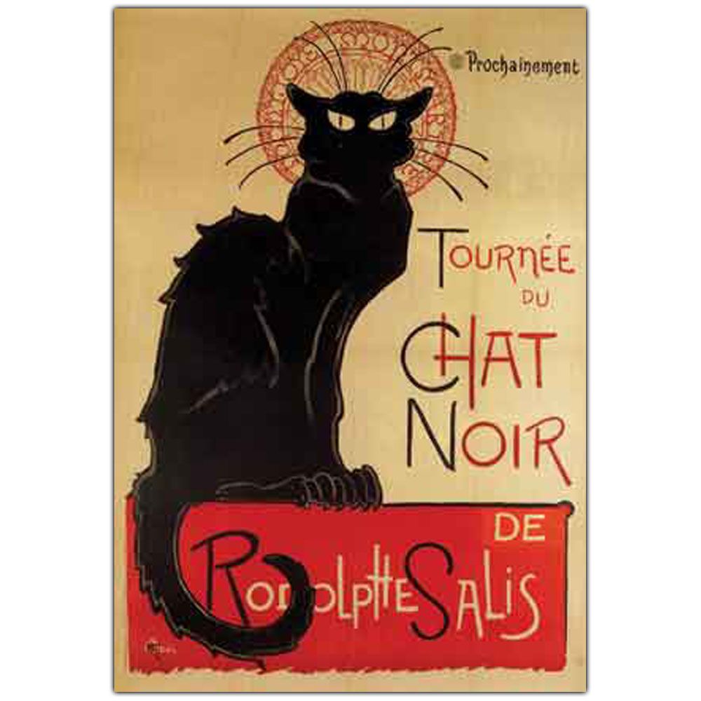 Trademark Global 24x32 inches "Tournee du Chat Noir" by Theophile A Steinlen