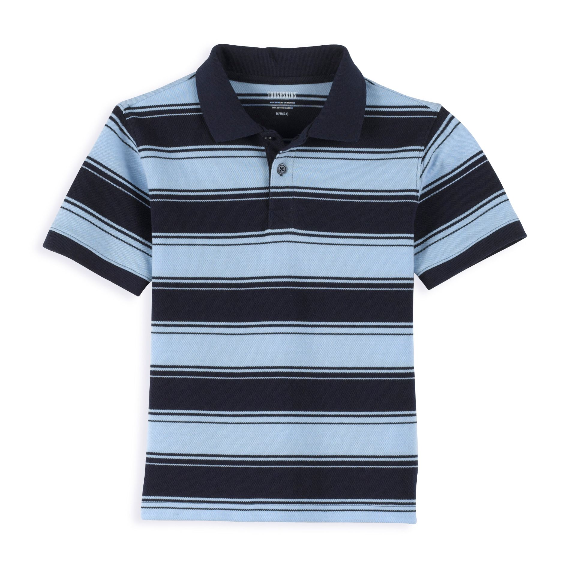 Toughskins Boy&#39;s 4-7 Short Sleeve Rugby Stripe Polo