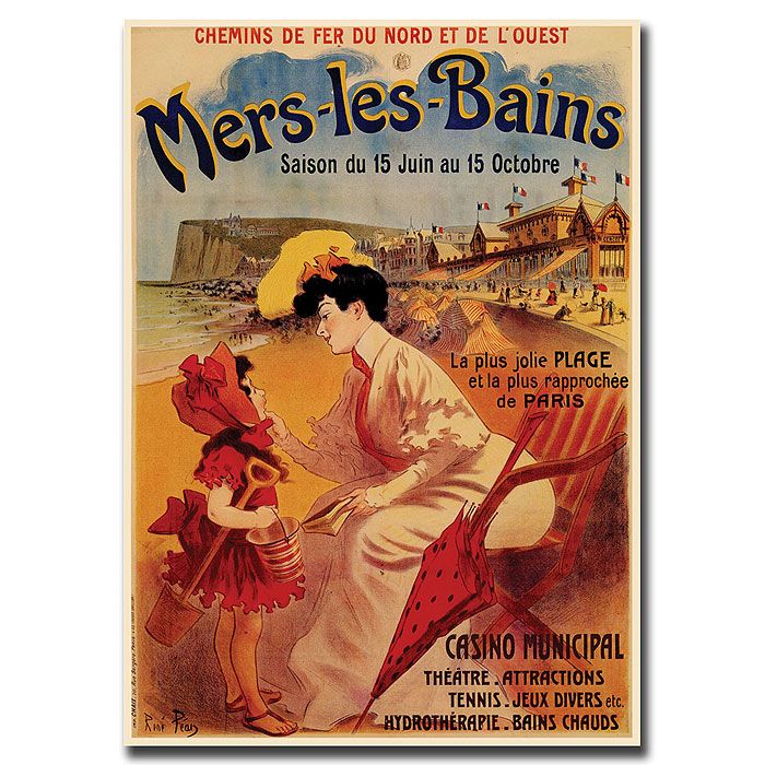 Trademark Global 18x24 inches "Mers les Bains"