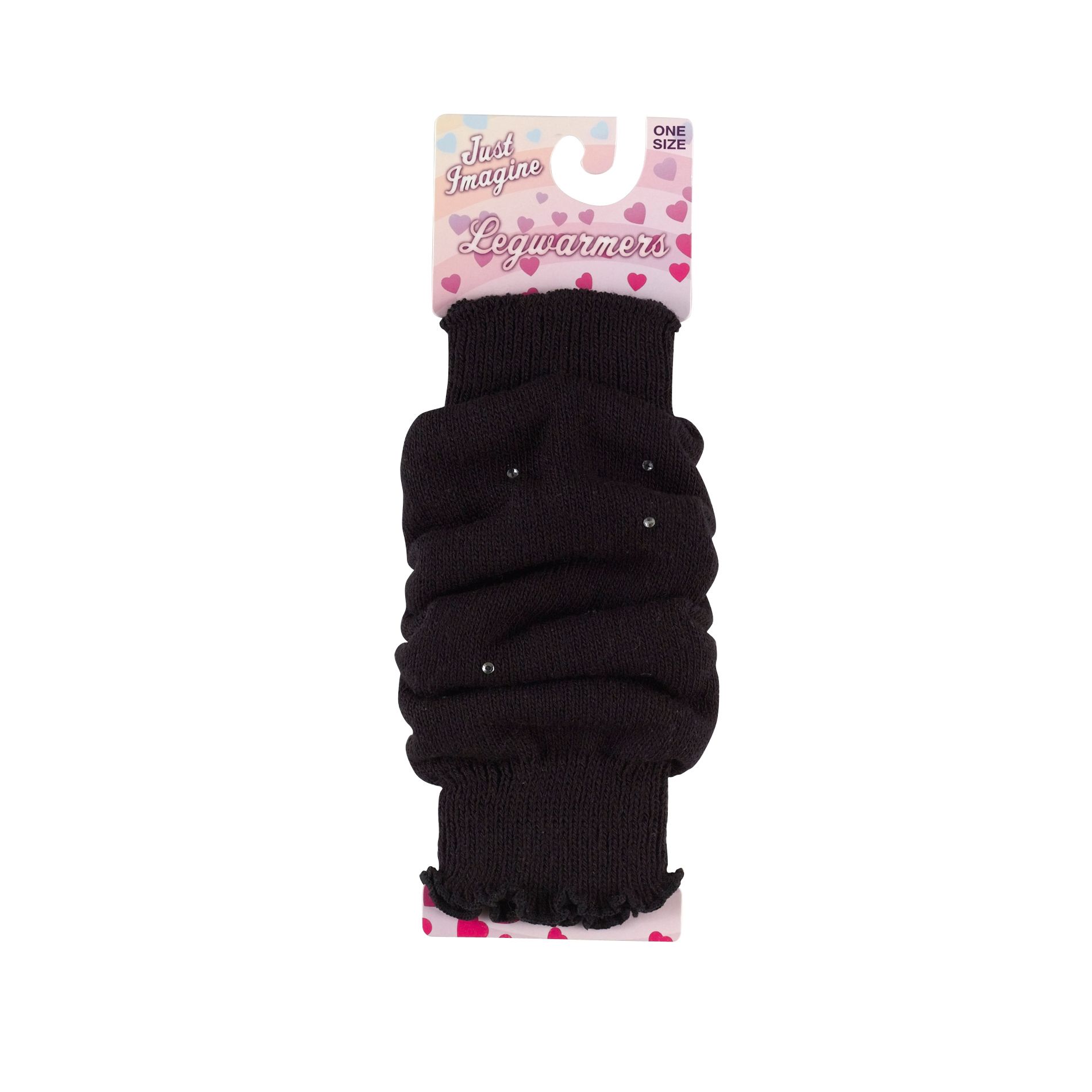 Just Imagine Girl's Black Legwarmer, Size: One size Just Imagine Girl's Black Legwarmer, Size: One size