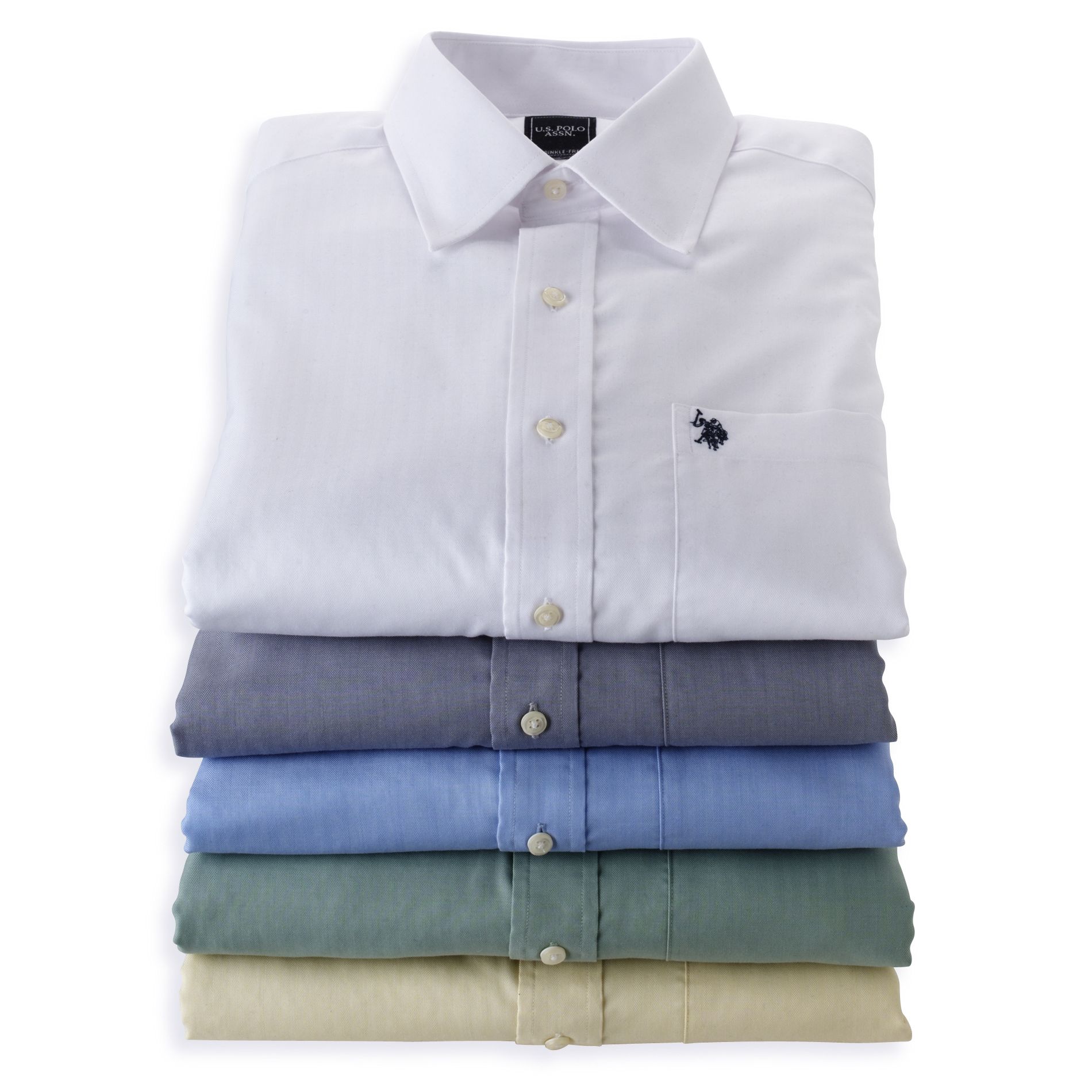 U.S. Polo Assn. Men's Long Sleeve Dress Shirt