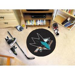 Fanmats Sports Licensing Solutions, LLC NHL - San Jose Sharks Puck Mat 27" diameter