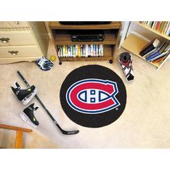 Fanmats 10275 NHL Montreal Canadiens Nylon Hockey Puck Rug