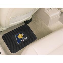 FANMATS 10019 Indiana Pacers Back Row Utility Car Mat - 1 Piece - 14in. x 17in., All Weather Protection, Universal Fit, Molded T