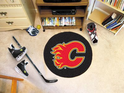 Fanmats Calgary Flames Puck Mat