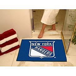 FANMATS 10470 New York Rangers All-Star Rug - 34 in. x 42.5 in. Sports Fan Area Rug, Home Decor Rug and Tailgating Mat