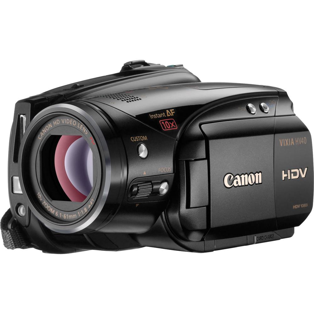 Canon 3686B001 VIXIA 2.9MP 10X Optical Zoom 2.7 in. LCD HD MiniDV Camcorder