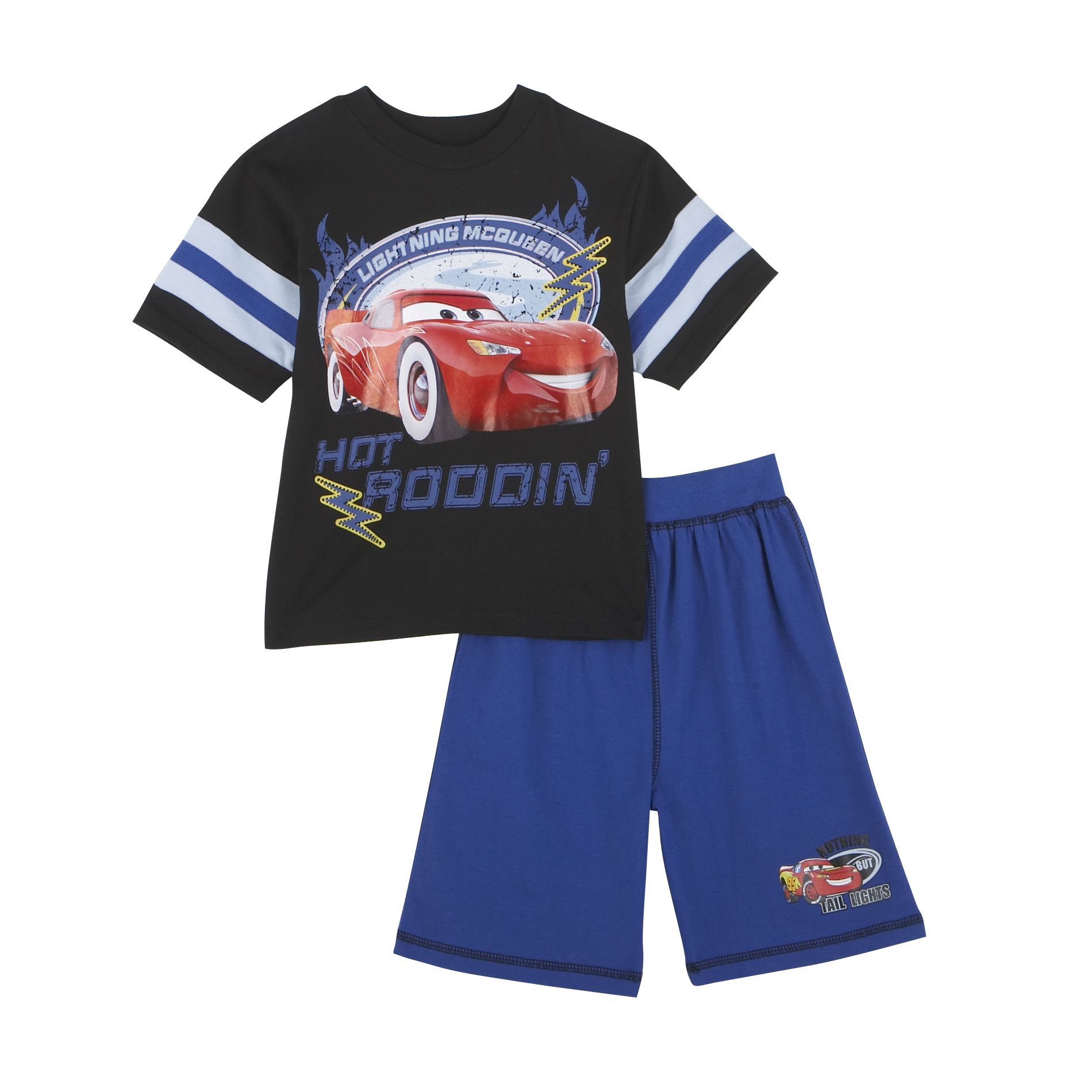 Disney Boy's 2-Piece Cars Hot Roddin Top & Shorts Sets