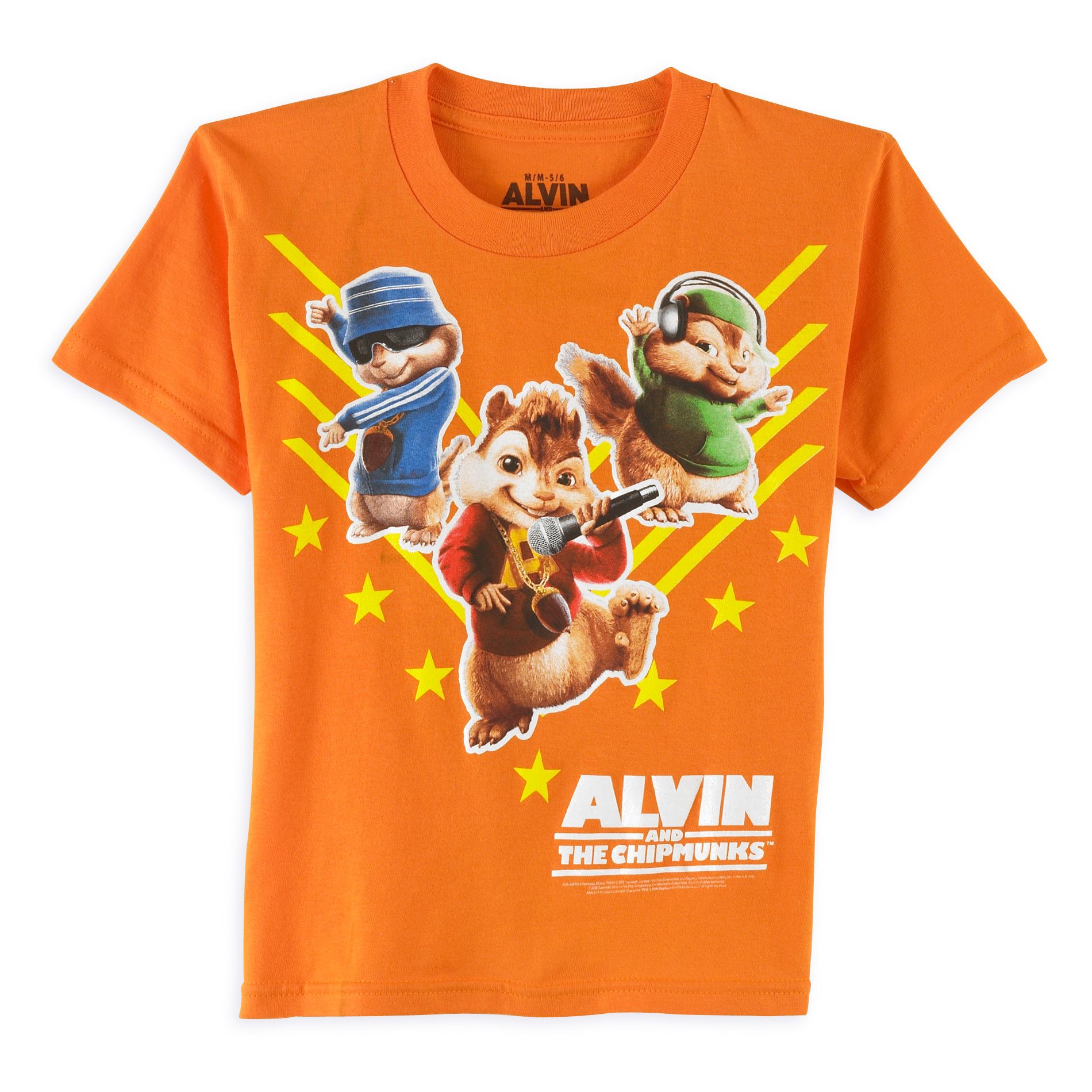 Alvin & Company Boy&#39;s 4-7 Short Sleeve All Stars Screen Tee