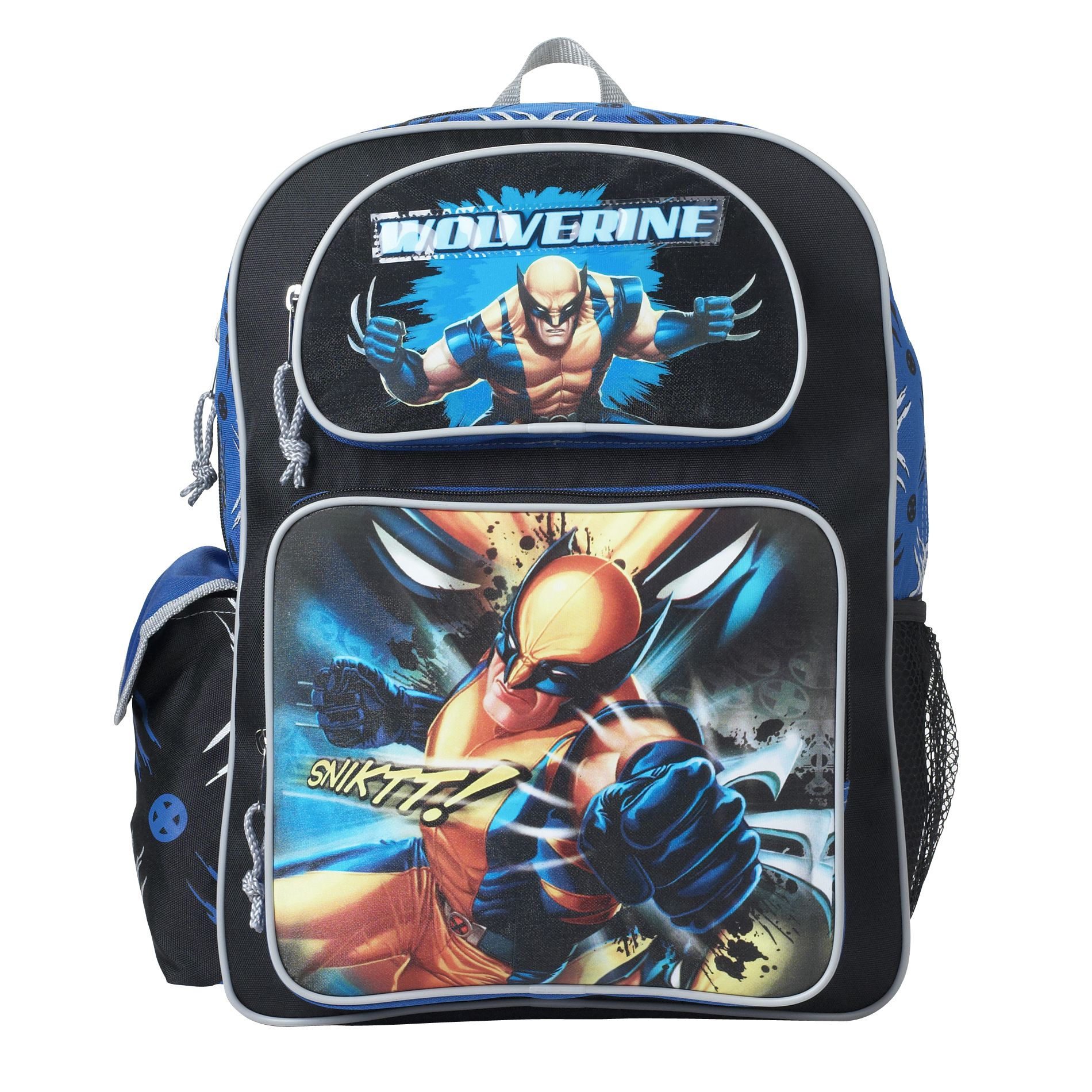 Marvel Wolverine Untamed Light-up Double Side Pouch & Front Zip Around Backpack