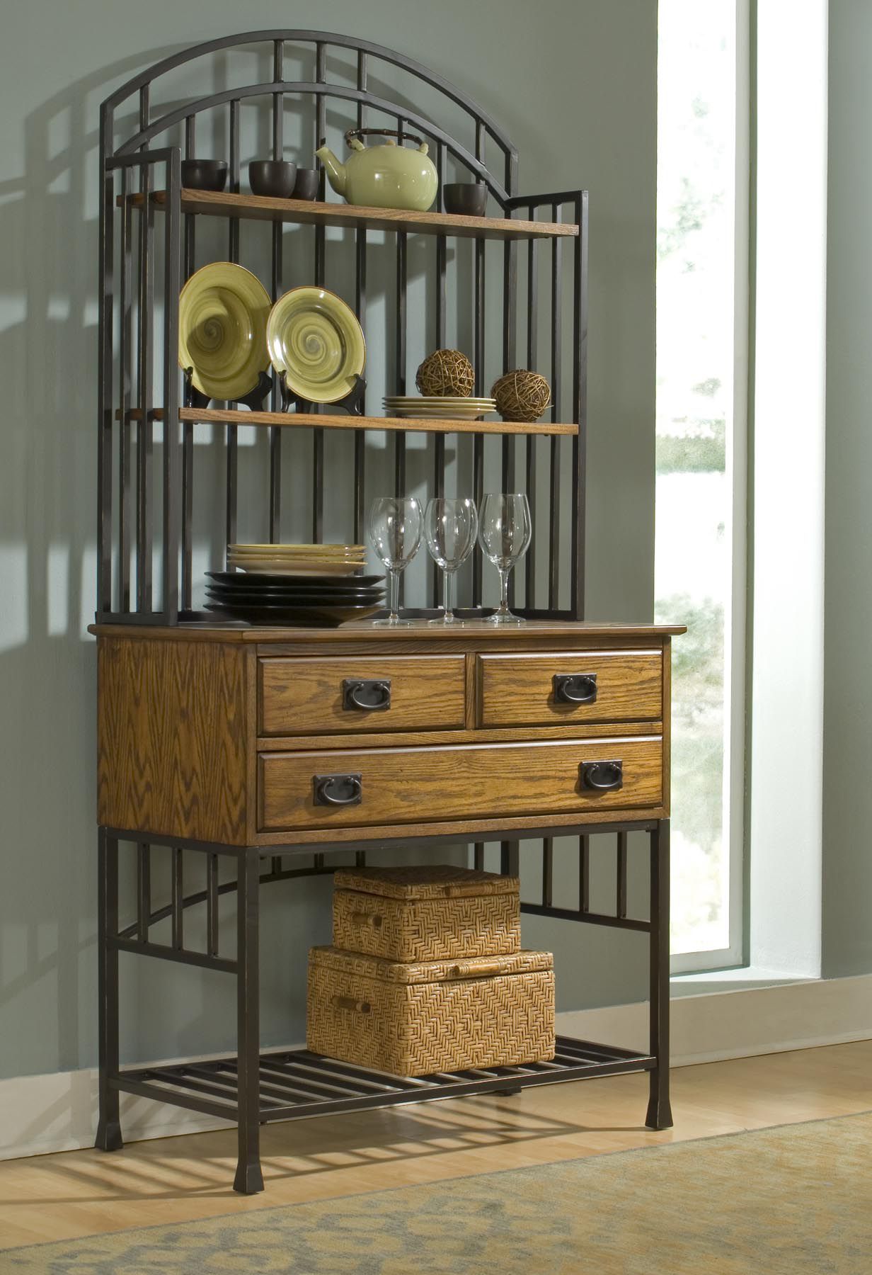 Home Styles Oak hill Bakers Rack Home Styles Oak hill Bakers Rack