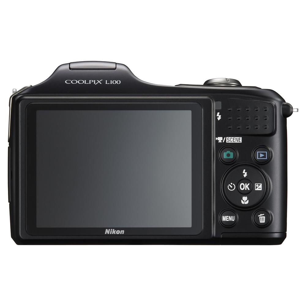 Nikon L100 COOLPIX&#174; 10.0 Megapixel 15X Optical Zoom Digital Camera - Black
