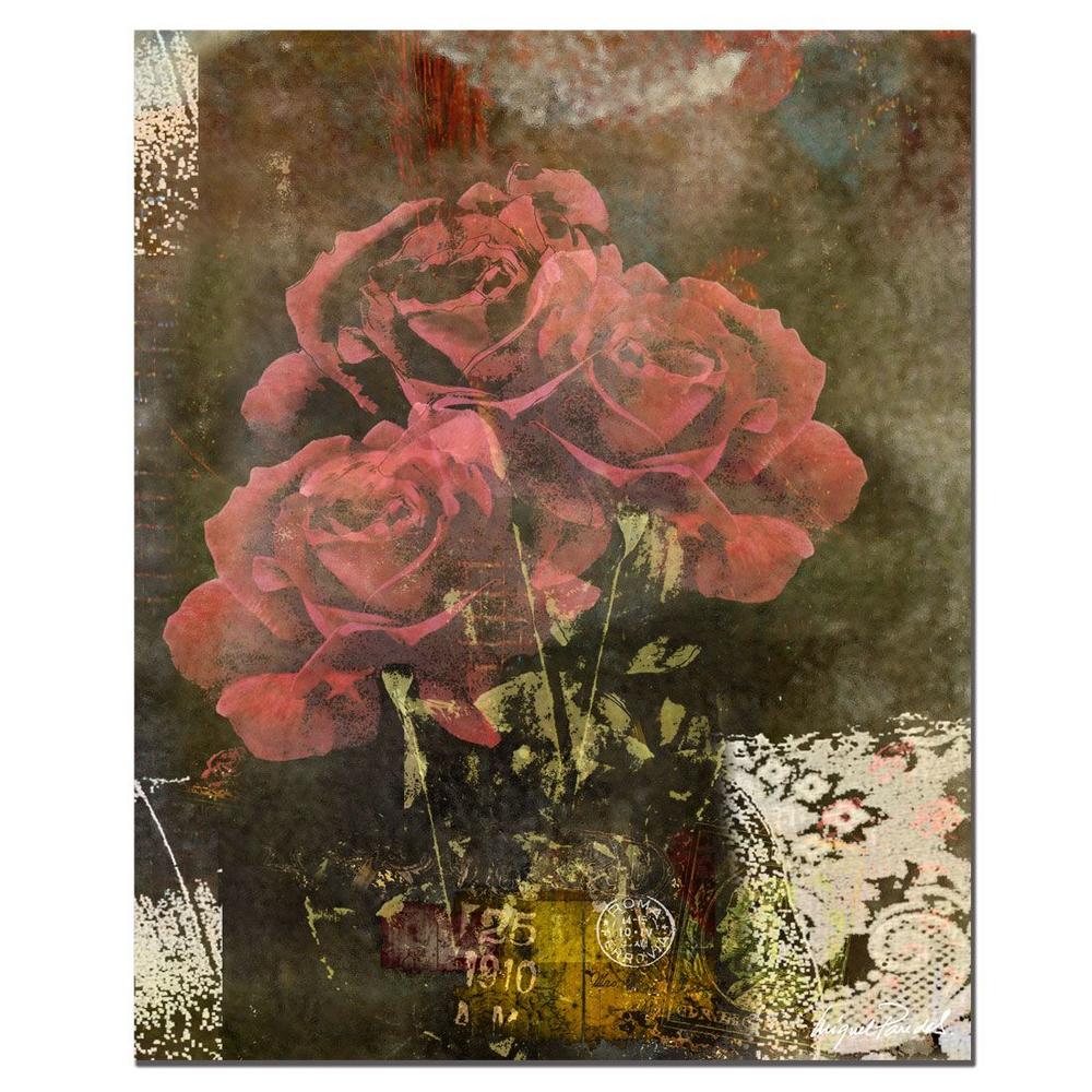 Trademark Global 26x32 inches "Classic Rose II" by Miguel Paredes