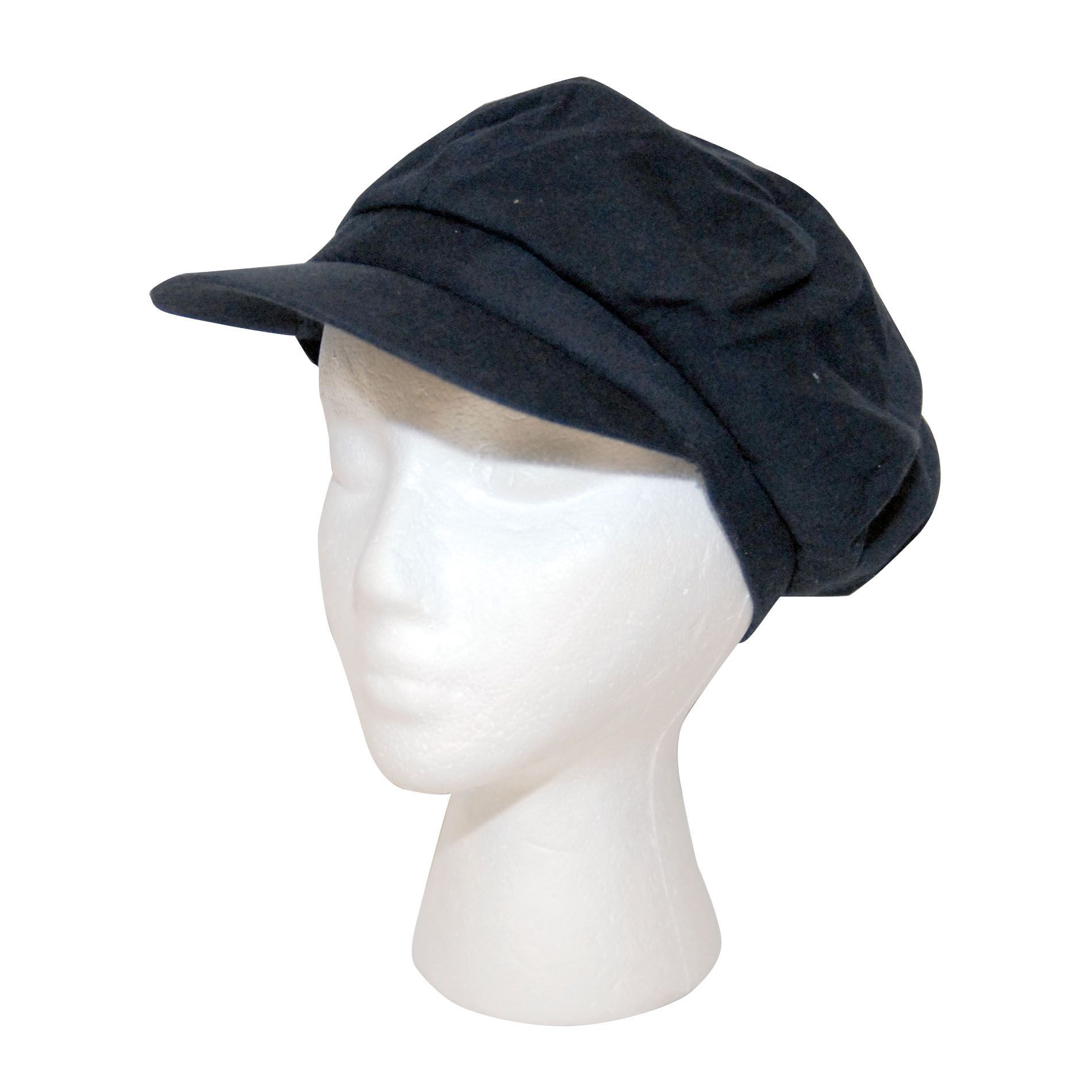LuLu Jersy Cabby Hat with Contrast Button