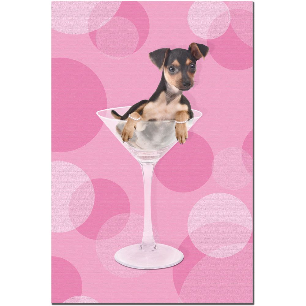 Trademark Global 16x24 inches "Min Pin" by Gifty Idea Greeting Cards and Such! Art