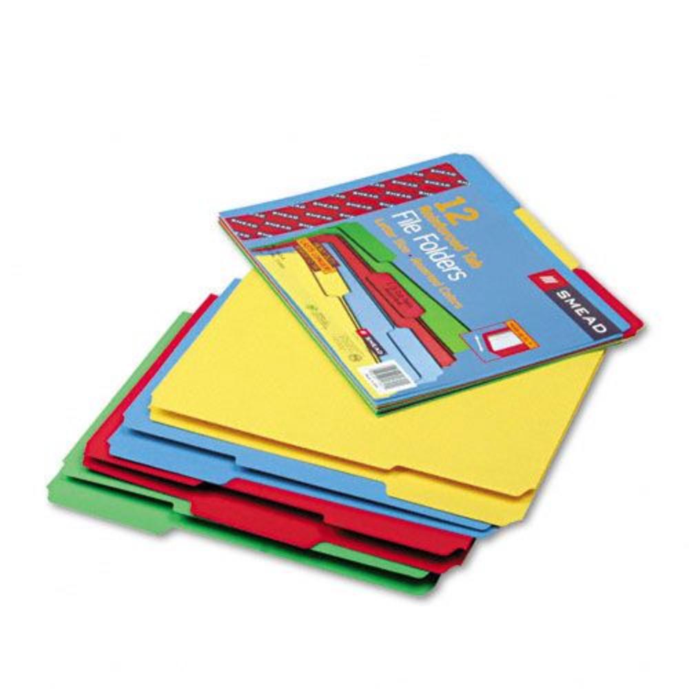 Smead SMD11641 Reinforced Top Tab Colored File Folders