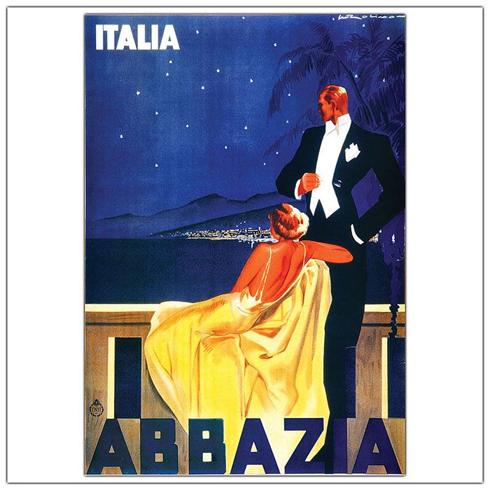 Trademark Global 18x24 inches "Italia Abbazia"-Framed