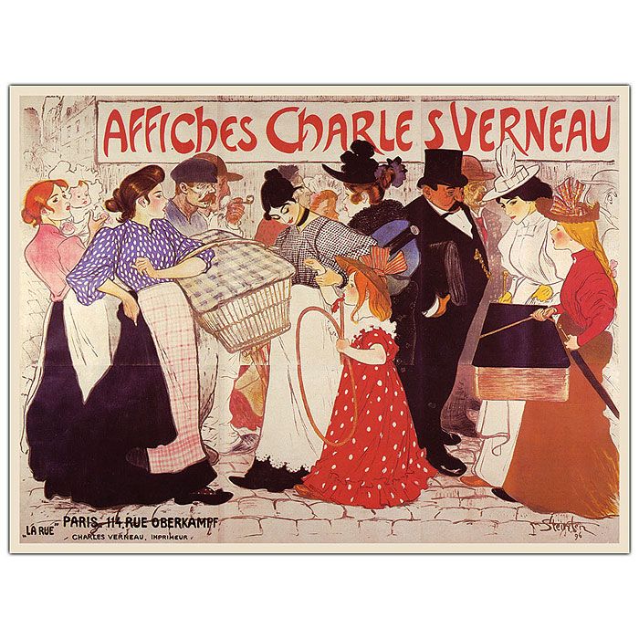 Trademark Global 35x47 inches "Affiches Charles Verneau" by Steinlen