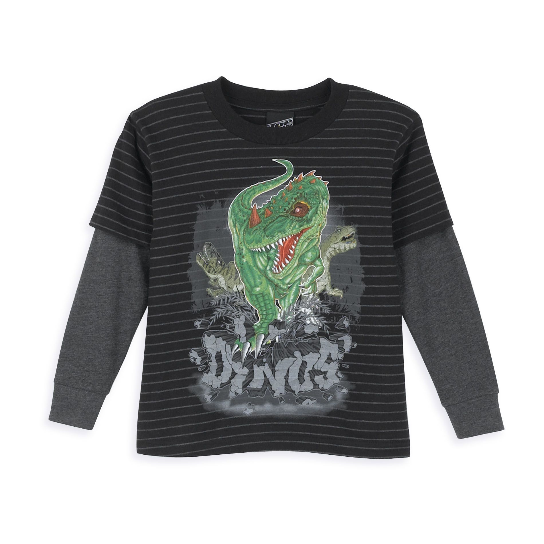 Top Heavy Boy&#39;s 4-7 Long Sleeve The Invader Screen Tee