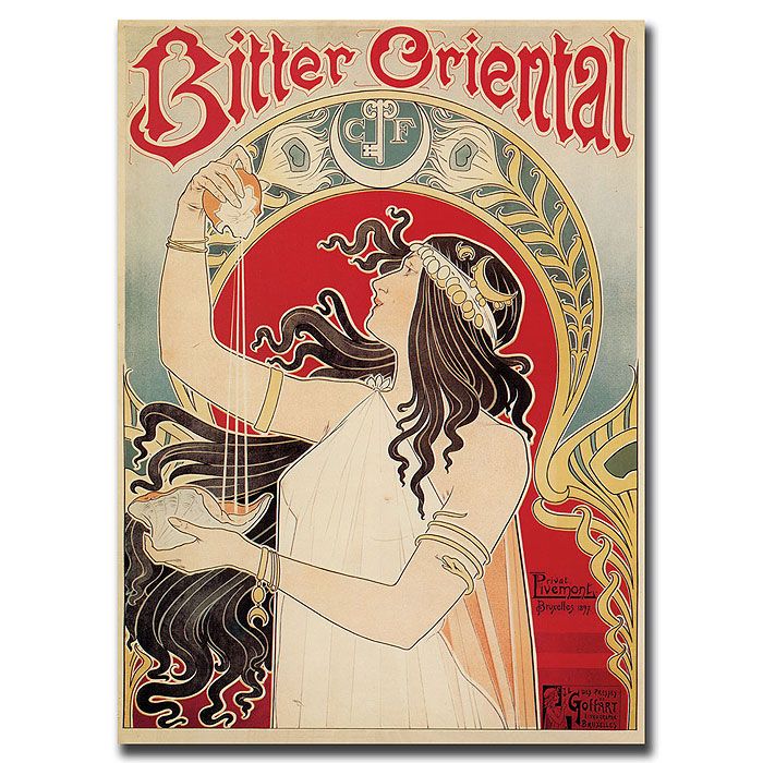 Trademark Global 36x48 inches "Bitter Oriental" by Privat Livemont