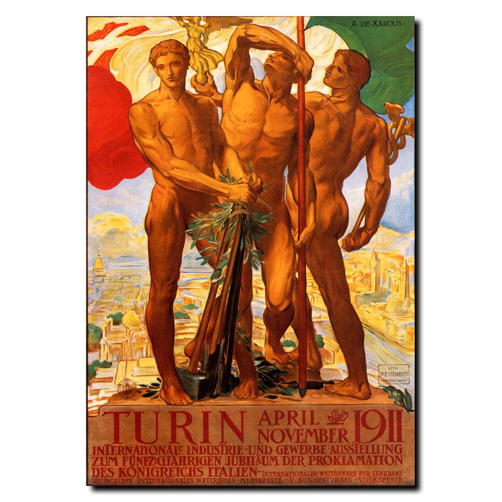 Trademark Global 36x48 inches "Carolis Turin 1911"