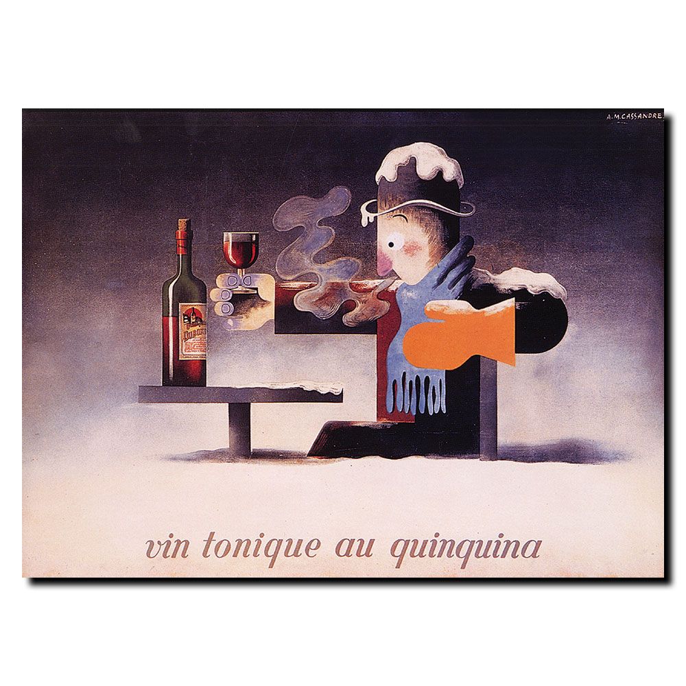 Trademark Global 14x19 inches "Vin Tonique Quinquina" by Adolphe Cassandre