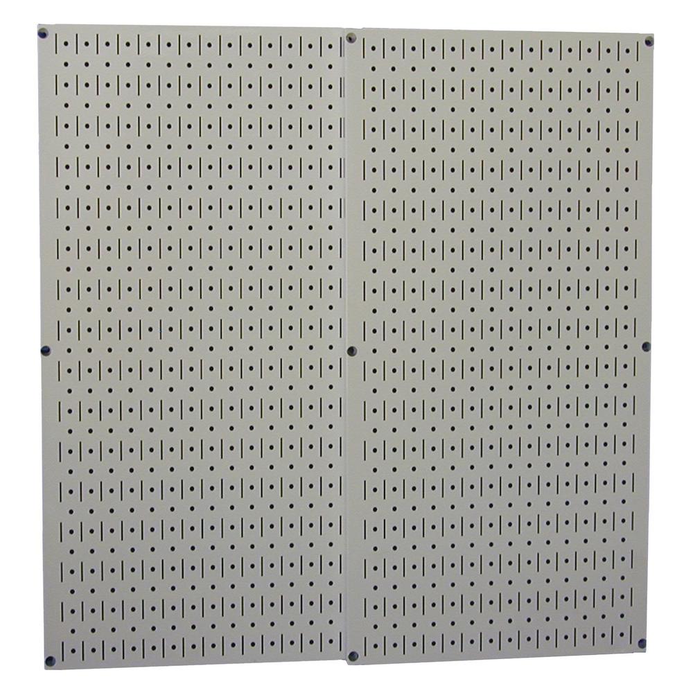 Wall Control Metal Pegboard Pack - Gray