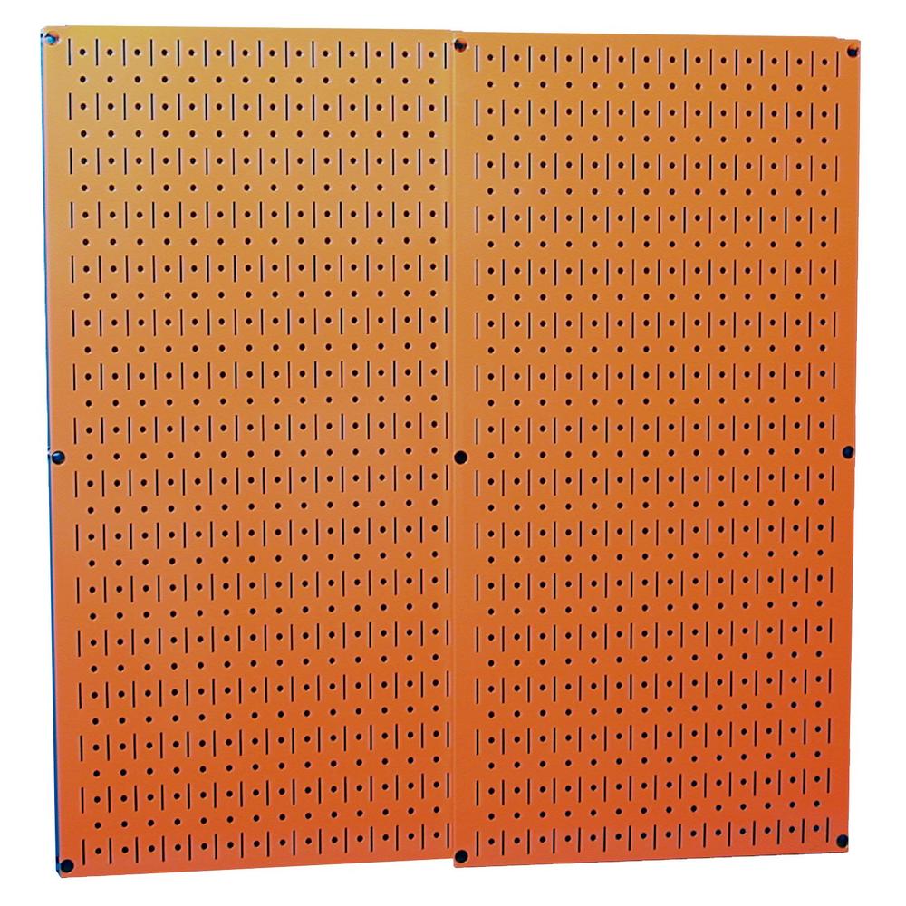 Wall Control Metal Pegboard Pack - Orange