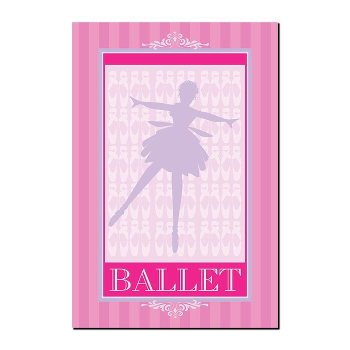 Trademark Global Grace Riley 'Ballet in Pink I' Canvas Art