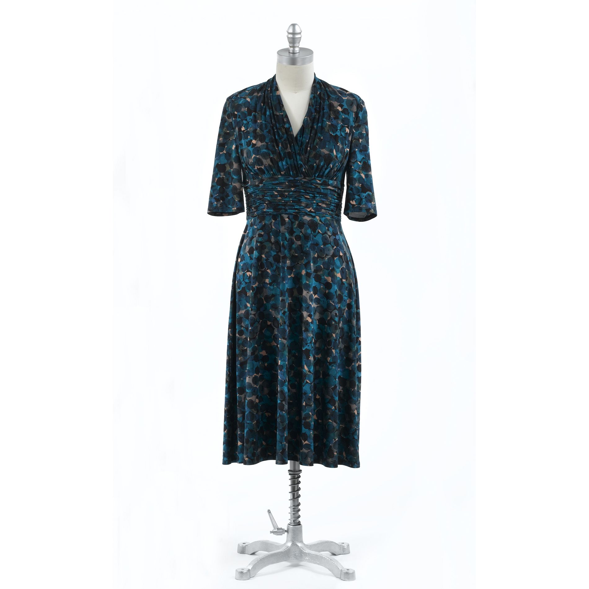 Rena Rowan 3/4 Sleeve Jersey Dress