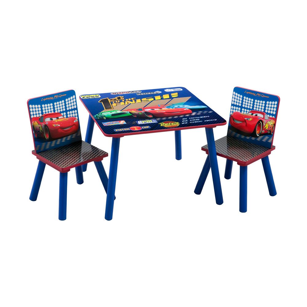 Delta Children Disney Cars Square Table and Chair Set Baby Toddler Furniture Sets