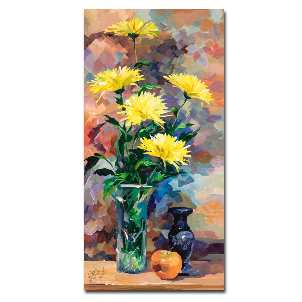 Trademark Global 16x32 inches "Still Life in Yellow" by Yelena Lamm