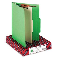 Smead SMD13702 S2-5-Cut ROC Colored Classification Folders, Green