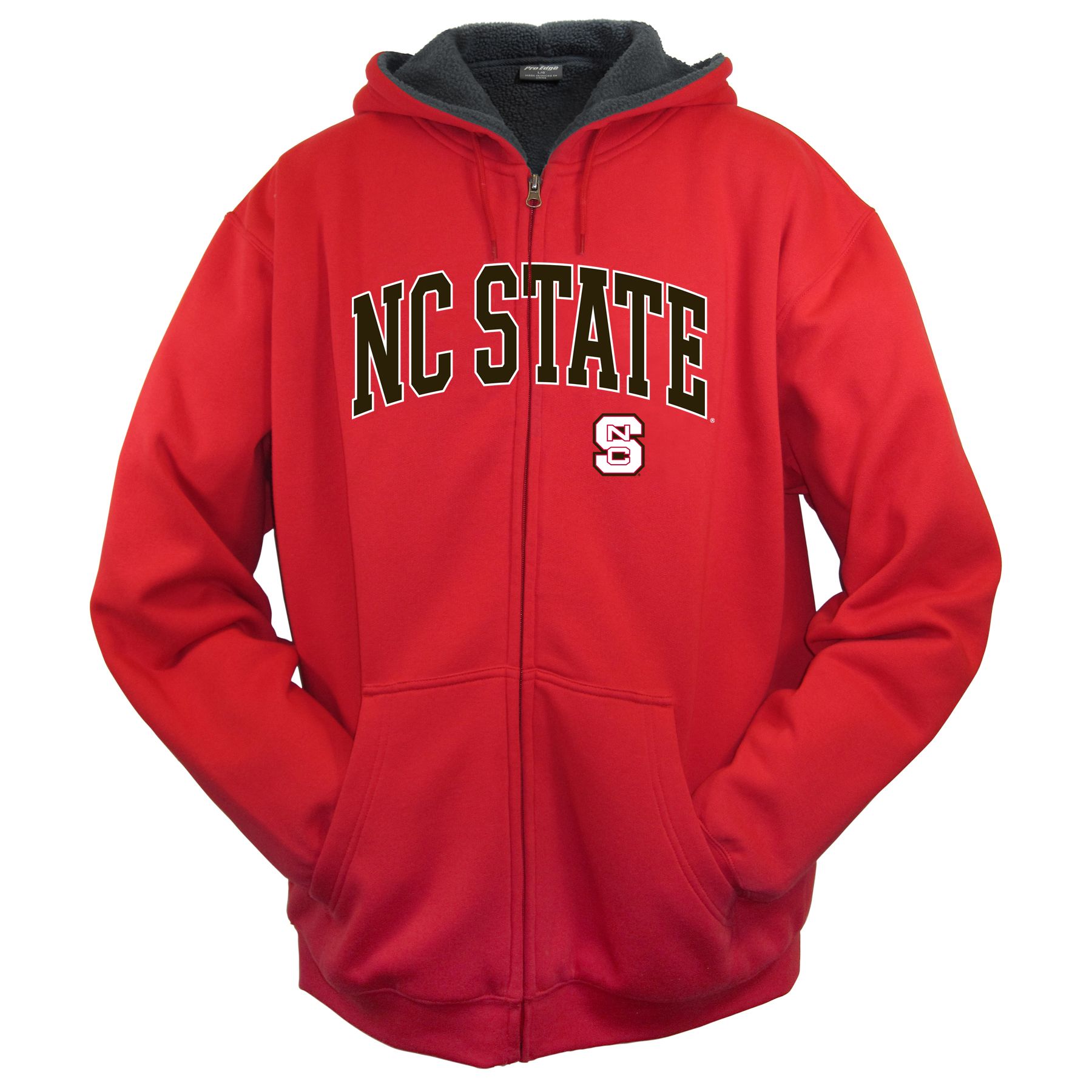 NCAA Men's NC State Full Zip Fleece Hood